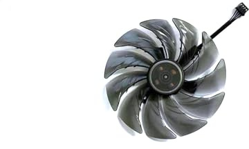 LIYANYG 95MM 4PIN FDC10U12S9-C DC 12V 0,45A RX 6900XT GPU Fan für Asrock für Radeon Rx6900xt 16Gb Oc für Formule für Grafik für Karte für Vervanging(Pink)