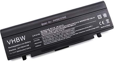 vhbw Akku kompatibel mit Samsung NP-R45, NP-R509, NP-R510, NP-R510e, NP-R510H, NP-R560 Notebook (6600mAh, 11,1V, Li-Ion)