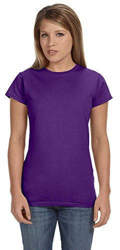 Gildan Ladies Soft Style Short Sleeve T-Shirt (L) (Purple)