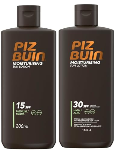 Piz Buin in Sun Lotion Spf15 und SPF 30-200ml Je