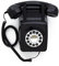 GPO 746 Wall Telefono a Quadrante con Montaggio a Parete, Telefono Fisso Vintage per Casa, Ufficio, Telefoni Retro Con Suoneria a Campanello Originale e Cavo Arricciato, Nero