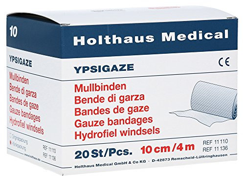 Holthaus Medical 11136 Mullbinden 10cm x 4m 20St.