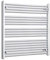 companyblue 950mm wide x 1000mm high Heated Towel Rail Straight Flat Chrome Bathroom Warmer Radiator Rack Central Heating
