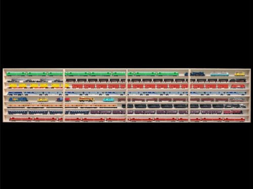 Alsino 4 Meter 8Fach HO Vitrine, Märklin mit Nuten für Spur H0 4E43ALRMM … B00469XPWG - Farbe:Beige