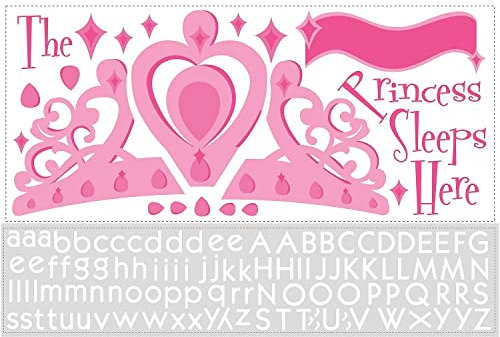RoomMates RMK1787GM Raumdekor Princess mit eigenem Namen