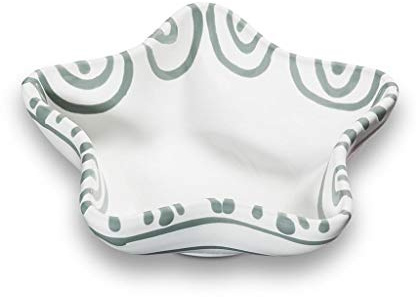 GMUNDNER KERAMIK Sternschale Stella Grösse: l= 14 cm x b= 14 cm x h= 3.9 cm Graugeflammt Geschirr, handgemacht in Österreich