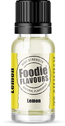 Foodie Flavours Natural Flavouring - 15ml Glass Bottle - Lemon