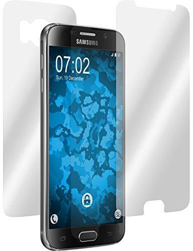 PhoneNatic 4er-Pack Displayschutzfolien klar Fullbody kompatibel mit Samsung Galaxy S6