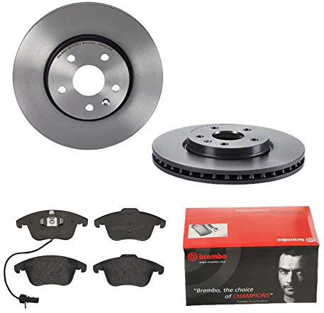 2 Bremsscheiben belüftet 314 mm + Bremsbeläge Vorne von Brembo Innenbelüftet (1420-54263) Bremsensatz Bremsanlage Bremsen-Kit,Bremsenset, Bremsscheiben, Bremsbeläge, Bremsen-Set, Beläge, Bremsbelag,