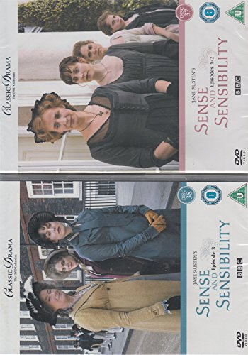 Sense And Sensibility Episode 1-3 BBC Classic Drama DVD