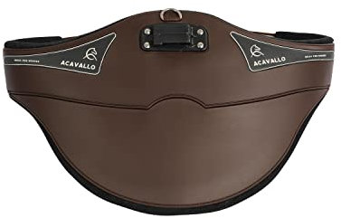 Acavallo Stollenschutzgurt Anatomic PVC + Gel mit anatomischem Gelpolster, Farbe:braun, Länge:135