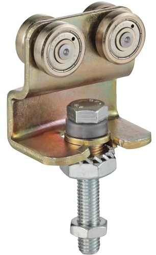 Rollapparat HELM 386 zweipaarig mit Drehlager, Stahl gelb passiviert