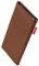 fitBAG Beat Cognac Handytasche für Caterpillar Cat S31 Tasche aus Echtleder Nappa mit Microfaserinnenfutter | Hülle mit Reinigungsfunktion | Made in Germany