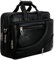 Leather World Sacs extensibles pour ordinateur portable - Sac de bureau pour homme et femme, Noir, Large