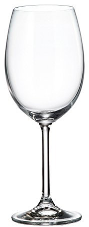 Juego 6 Copas de Vino Tinto o Blanco en Cristal de Bohemia Titanium sin Plomo (450 ml)