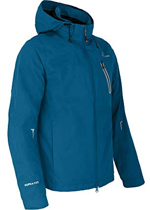 Bergson Moore | Herren Rad-Regenjacke, Netzfutter, 12000 mm Wassersäule, Blue Sapphire [307], 58 - Herren