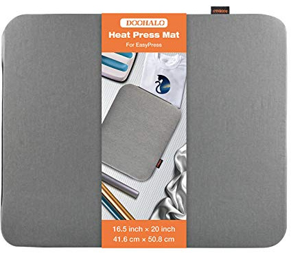 DOOHALO Heat Press Mat for Cricut Easy Press Craft Iron-on Mat for Power Heat Press Machine for Craft Vinyl Ironing Insulation Transfer T Shirts and HTV Vinyl Project