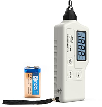 BENETECH Analizzatore di vibrazioni LCD portatile Tester Analizzatore 0.1-199.9m/s Tester di vibrazione Analizzatore per HVAC, Motori, Motori, Generatore