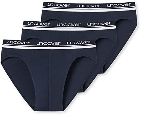 Uncover by Schiesser - Rio Slip/Unterhose - 3er Pack (XL Dunkelblau)