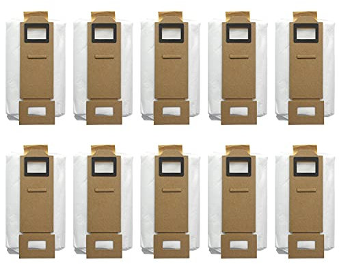 Odashen Paquete de 10 accesorios de bolsa de polvo para Xiaomi Roborock T7S T7plus T7Splus S7 Aspiradora