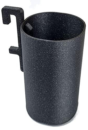 ULROAD SKL4 Behälter Ablage für IKEA Skadis Lochwand Fach Zubehör Halterung Lochplatte Box Köcher rund schwarz