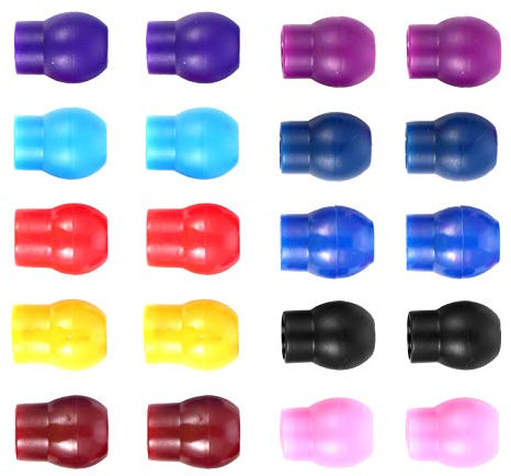 Baluue 10paare Stethoskop Ohroliven Ersatz Ohrstöpsel Komfortabel Weich Zubehör Für Klinik Krankenhaus Einsatz Bunte Farben