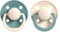 Rebael Fashion Schnuller | 2er-Pack | Naturkautschuk/Latex | Hergestellt in Dänemark | BPA-Frei | Sauger in Kirschform | Rainy Pearly Mouse/Frosty Pearly Snake, Größe 1 (0-6 Monate)