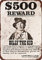 1878 Billy The Kid Wanted Poster, Billy The Kid Metallschild, Wäsche-Dekoration, Schild, Badezimmer, Heimdekoration, Kunstschild, 20,3 x 30,5 cm (T36)