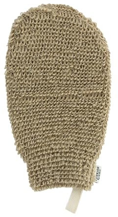 OMNIA BOTANICA - Peeling-Handschuh aus Jute – Natürliches Körperpeeling – Handschuh aus pflanzlichem Rosshaar – Badehandschuh – für alle Hauttypen geeignet – Körpermassage – Spa – Intensives Peeling