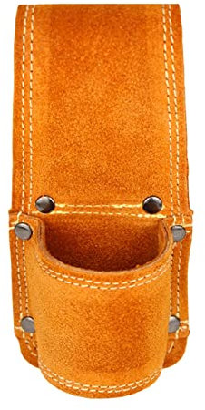 PU Leather Axe Belt Loop Organizer Pocket for Handcraft Carpenters Woodwork One Hole, 16x7 cm