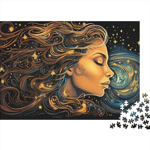 Rainbow Art 1000 Teile für Erwachsene, lustiges Puzzle, Spielzeug, Denkspiel, Bildungsspiel, Herausforderung, pädagogisch, 1000 Stück (75 x 50 cm)