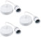 AXIOM 9-inch B22 Ceiling Pendant Set with Lampholder Max 100W, Light Fitting Bulb Holder White Plastic Light Bulb Holder Ceiling Rose for Home Decoration (9 inch - 3 pcs)