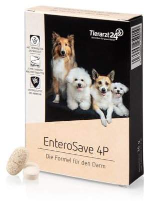 Tierarzt24 EnteroSave 4P 30 Tabletten für Hunde