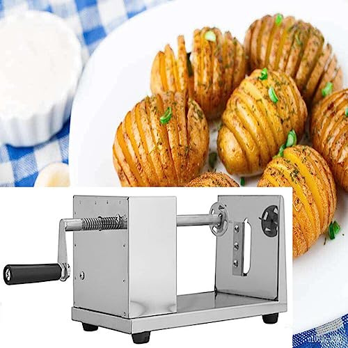 Affettatrice a spirale in acciaio inox per patate e patate