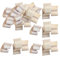 40 Pieces Fence Fixing Clips, Cat Cage Door Latch, Pet Playpen Lock Cage Wire Crate for Cabinet
