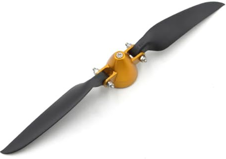 SPARKHOBBY Faltbarer Propeller, 20,3 x 15,2 cm, 25,4 x 20,3 cm, 27,9 x 15,2 cm, faltbarer Propeller, Aluminiumlegierung, Spinner 3,0, 3,17, 4,0 mm, Motor-Montageloch für ferngesteuertes Segelflugzeug