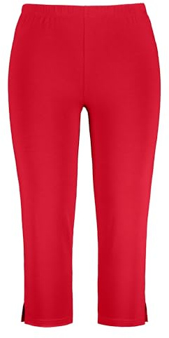 Ulla Popken Damen Hose Caprihose