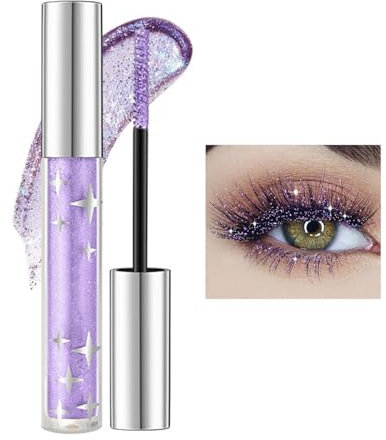 Mascara Glitzer, Wimperntusche Glitzer, Schimmernde Mascara, Glitzer-Mascara, Wasserfeste Wimperntusche, Voluminöse Wimpern-Mascara, Die Das Make-up Verlängert, Wischfeste Wimperntusche Für Wimpern