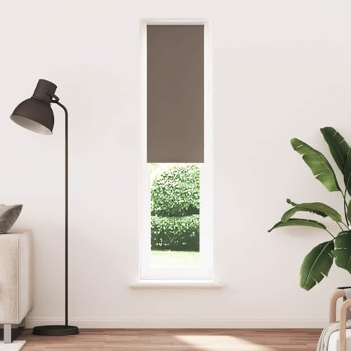 vidaXL Verdunkelungsrollo Kaffeebraun 45x210cm Stoffbreite 40,7 cm