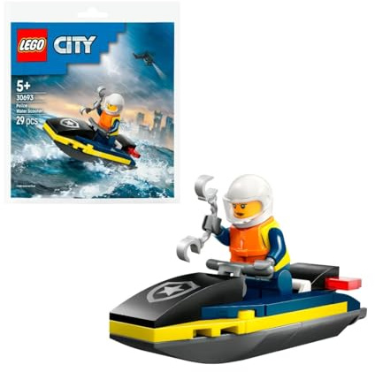 LEGO Konstruktionsspielzeug City Polizei Jetski