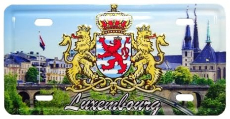 Souvenir Magnet Luxemburg 12 x 6 x 0,3 cm Kühlschrankmagnet Figur Deko GCG 1060240
