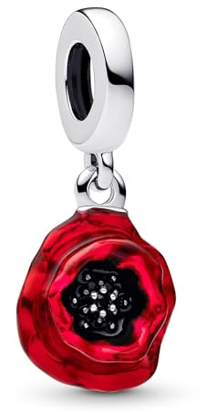 PANDORA Disney Minnie Maus Offen gearbeitetes Charm aus Sterling-Silber, kompatibel Moments, Maße: 7,1 x 12,2 x 12,9 mm, 793908C00