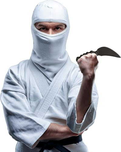 FIESTAS GUIRCA | Black Ninja Toy Knife - Accessory for Japanese Warrior and Martial Arts Fancy Dress - Ideal for Halloween, Carnival and Themed Parties - For Children and Adults - Black