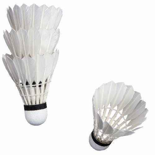 4 Federbälle natur in Dose Viva Sport Idee + Spiel 741 74107