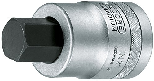 GEDORE 6181360 21 22 Schraubendrehereinsatz 1' Innen-6-kant 22 mm
