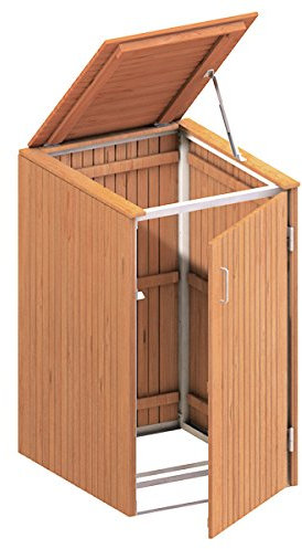 BINTO Mülltonnenbox Premium Hartholz System 1K - 5110