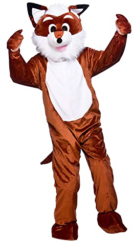 Wicked Costumes Adult Deluxe Fox Fancy Dress Mascot - One Size