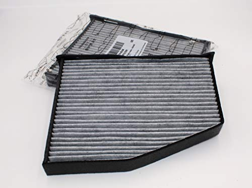 Filtro abitacolo originale per VW Audi Seat Skoda, ai carboni attivi, adatto anche a Golf 5 6 Passat 3C Touran Tiguan Scirocco Caddy A3 S3 TT SuperB Octavia Altea Leon Toledo Sharan Eos 1K1819653B