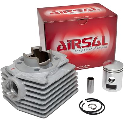 Kit de Culasse Airsal Sport 50 cm³ pour MBK AV-10, AV-51 | Aluminium, piste chromée dure, OEM 02140639 compatible avec MBK AV-10