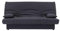 Générique Dream Banquette clic clac 3 Places - Tissu 100% Coton - Gris Anthracite - Contemporain - L 190 x P 92 cm
